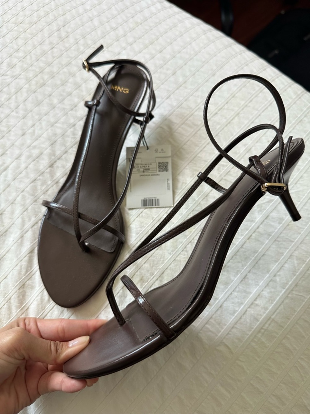 NWT Mango Heeled Sandals - Picture 6 of 7